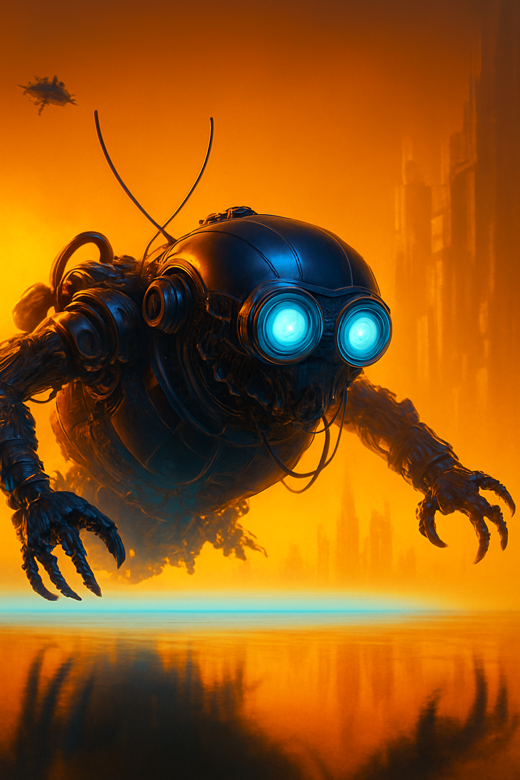 Cyberpunk Robotic Bee